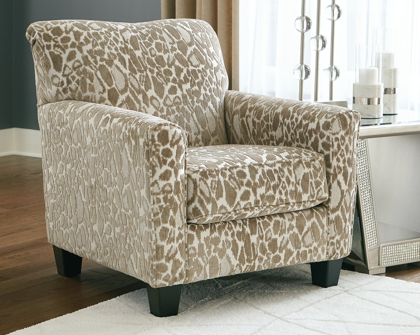 Leopard print chair and ottoman hot sale