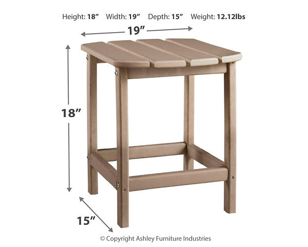 Ashley Express - Sundown Treasure Outdoor Chair with End Table