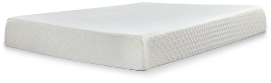 Ashley Express - 10 Inch Chime Memory Foam 10 Inch Memory Foam Mattress with Adjustable Base