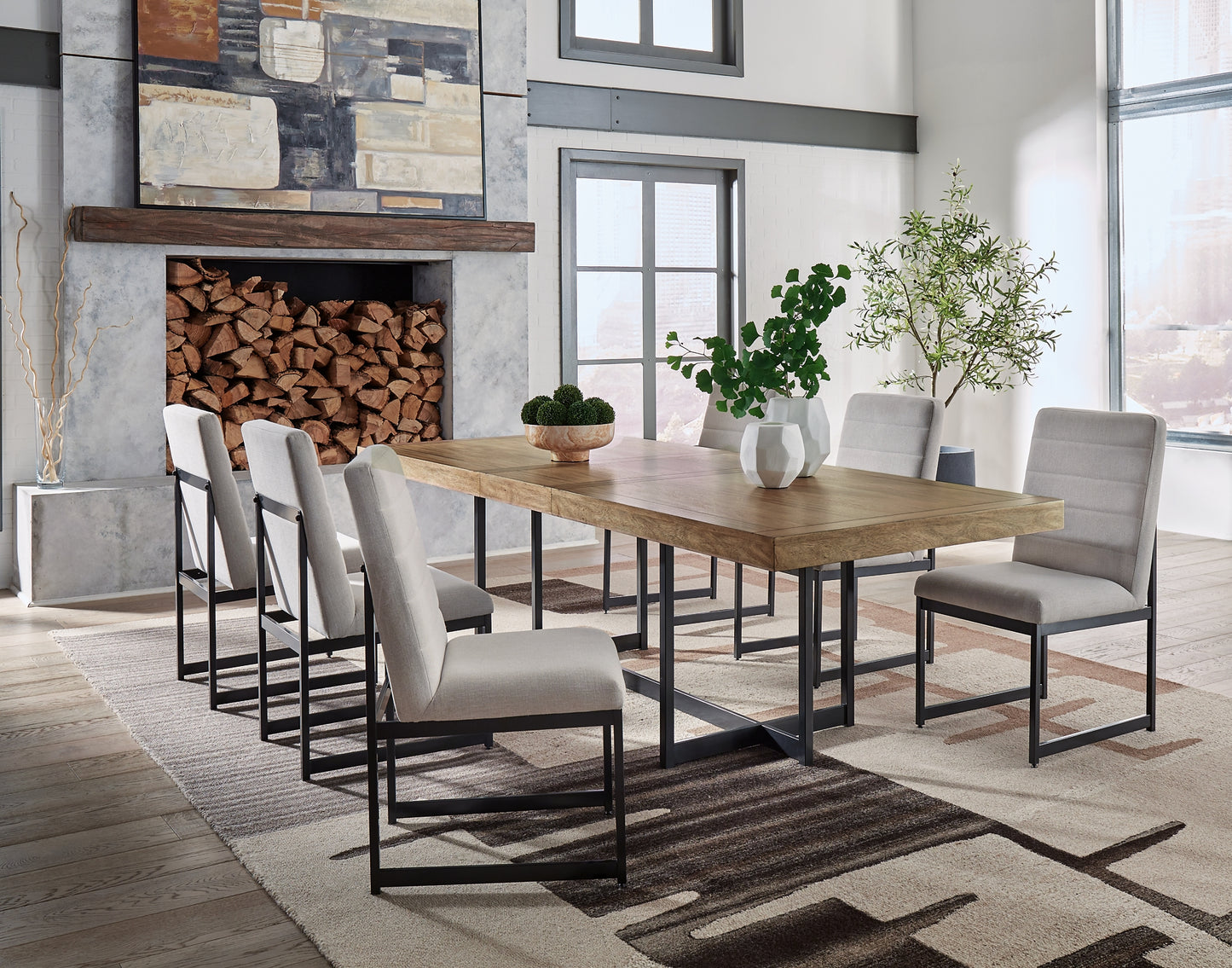 Tomtyn Dining Table and 6 Chairs