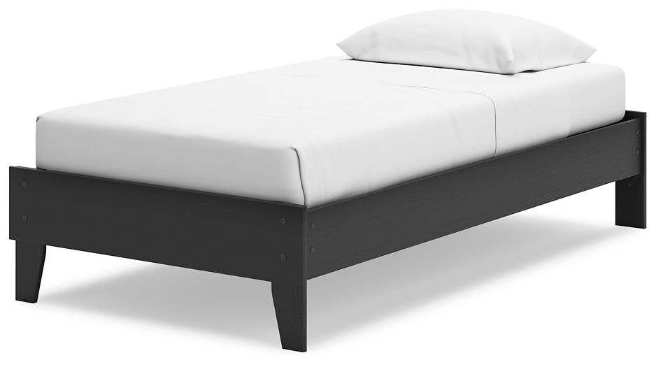 Ashley Express - Socalle Twin Platform Bed with Dresser, Chest and 2 Nightstands