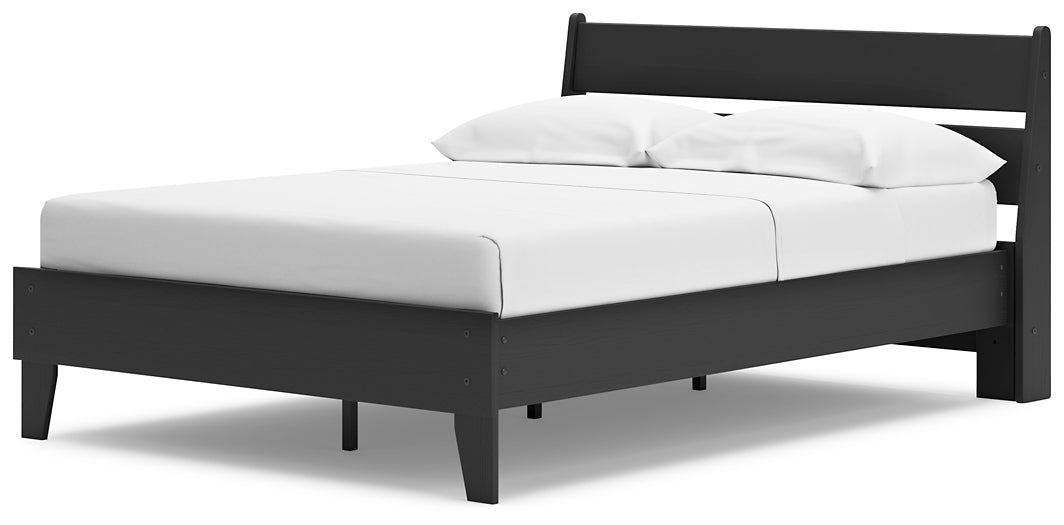 Ashley Express - Socalle Full Panel Platform Bed with Dresser and Chest