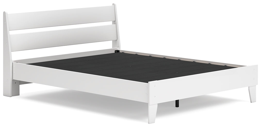 Ashley Express - Socalle Queen Panel Platform Bed with Dresser, Chest and Nightstand