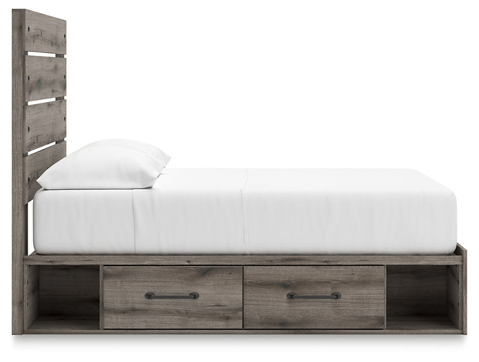 Graystorm  Panel Bed With Storage