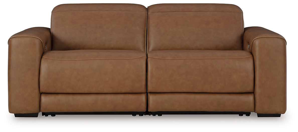 Magic Man 2-Piece Power Reclining Sectional Loveseat