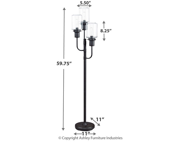 Ashley Express - Jaak Metal Floor Lamp (1/CN)