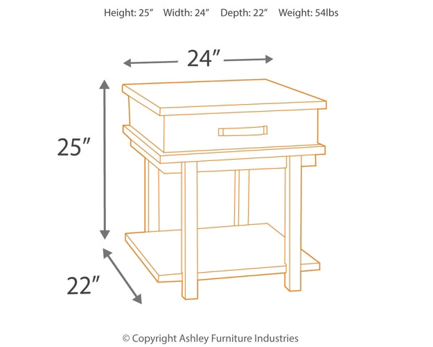 Ashley Express - Stanah Rectangular End Table