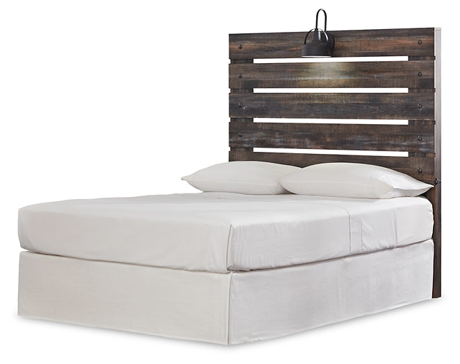 Drystan Full Panel Headboard with Dresser