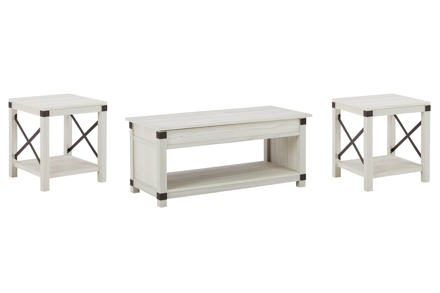 Ashley Express - Bayflynn Coffee Table with 2 End Tables