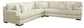 Zada 3-Piece Sectional with Ottoman