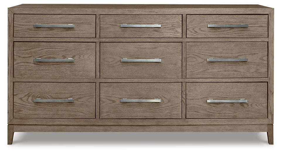 Chrestner Queen Panel Bed with Dresser